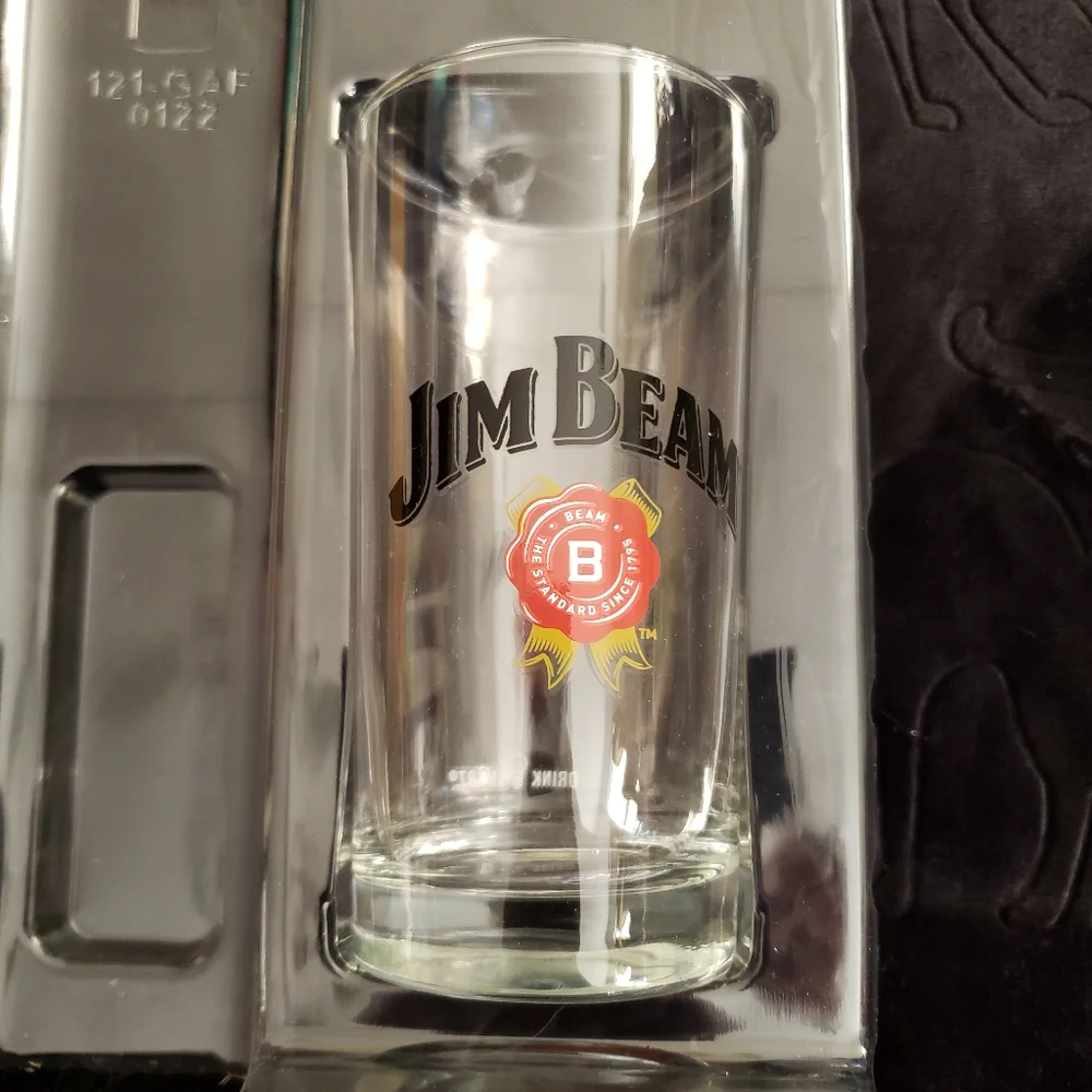 Jim Beam Bourbon Whiskey gift set Highball Glass